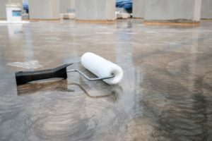 Industrial floor coating for concrete